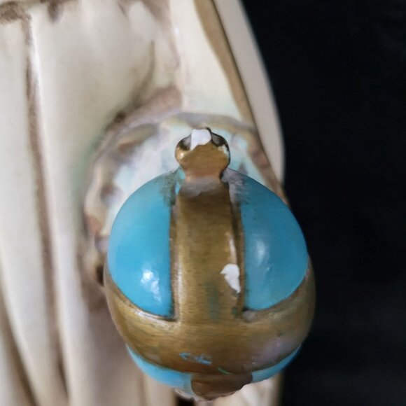 Vintage Infant of Prague Statue Child Jesus Statue Chalkware Figure 17 Inches - Picture 10 of 11